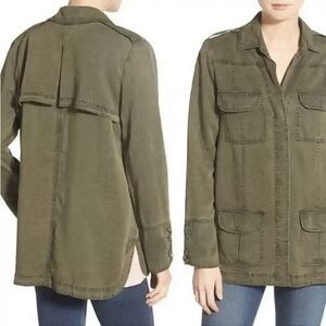 Willow & Clay Military Utility Shacket Jacket
